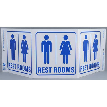 ZING Public Facility TriView Sign 7.5x20- Model 3060
